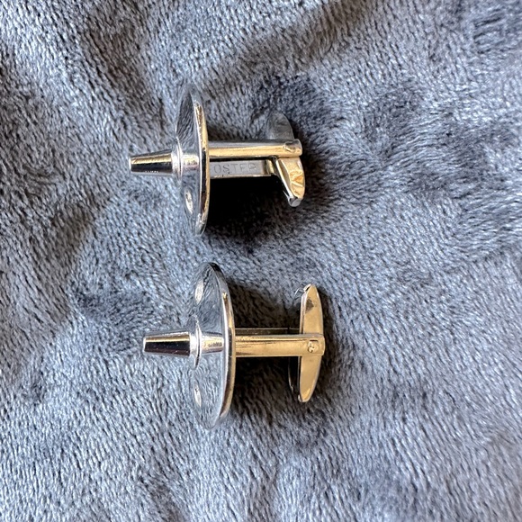 Foster Other - Foster cuff links silver tone shaped like ski pole ends